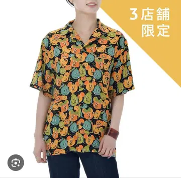 디즈니 스토어 할로윈 알로하 셔츠 디즈니 할로윈 코디 알로하
