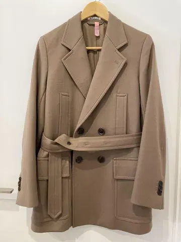 AURALEE 베이지 테일러드 자켓