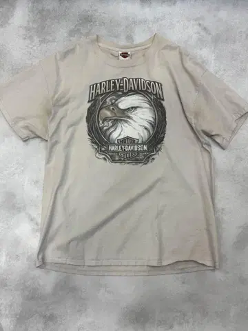 2014 할리 데이비슨 이글 프린트 티셔츠