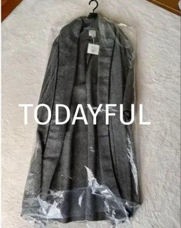 TODAYFUL 헤링본 가운 코트