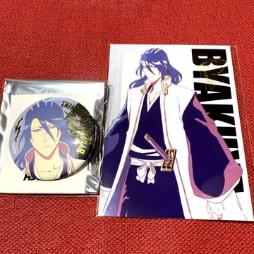 BLEACH 422 금박 캔뱃지 쿠치키 뱌쿠야 브로마이드