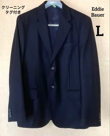 [ Eddie Bauer ] L 네이비 테일러드 자켓 투버튼