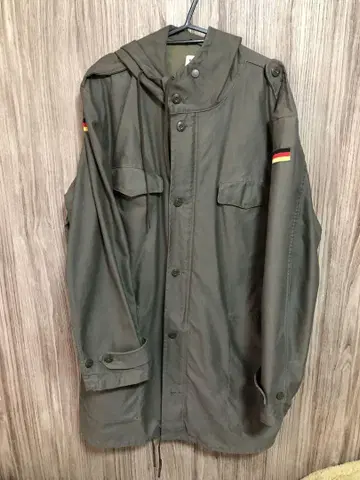 (시험 삼아!) 후드 부착 모즈 코트 58 사이즈 올리브 드라브