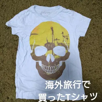 OXYGEN 스컬 프린트 T셔츠 S