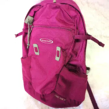 mont-bell FIRST PACK 20 백팩 마젠타 로고