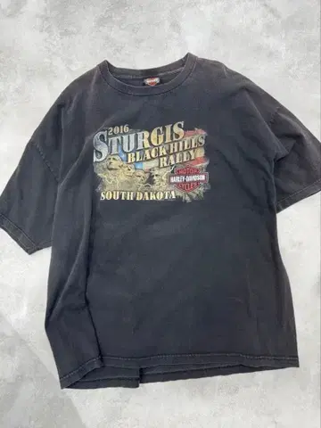 2016 할리 STURGIS BLACK HILLS RALLY 티셔츠