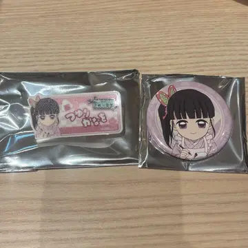 귀멸의 칼날 키메츠 식당 카나오 캔뱃지 명찰풍 배지