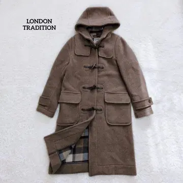 런던 트래디션 더플 코트 롱 기장 어반 리서치 별주 브라운
