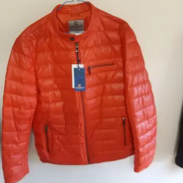 DCKMANY 오렌지 다운 자켓 A7262 양가죽 택 포함