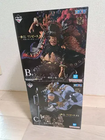 원피스 EX 피규어 마르코 D 티치 2체 세트