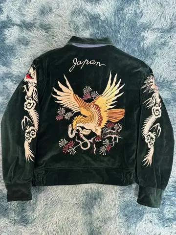 동양 엔터프라이즈 스카잔 벨로아 원단 자수