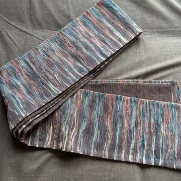 새상품급 고흐풍? 리버서블 반폭 오비 332 x 14.5cm