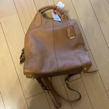 [ 가격 인하됨 ] 미사용 box21 가죽 백팩