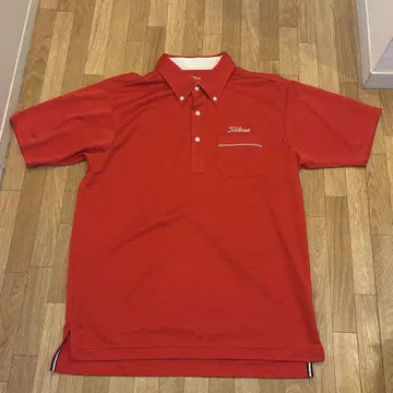 Titleist 피케 셔츠 LL 사이즈 레드