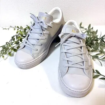 [ 새상품급 ] 컨버스 올스타 트리오 스타 레더 스니커즈