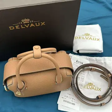 DELVAUX 델보 쿨 박스 나노 핸드 숄더