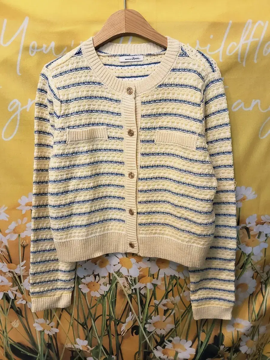 Roem Stripe Knit Cardigan S