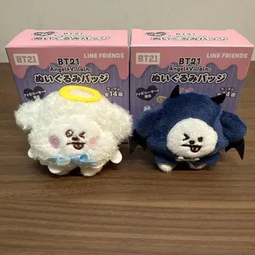 BT21 Angel&Villain 인형 배지 CHIMMY