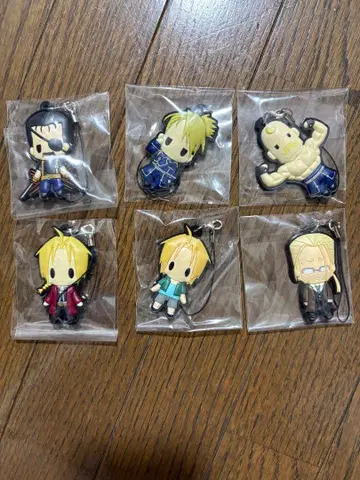 강철의 연금술사 러버 스트랩 6개 세트