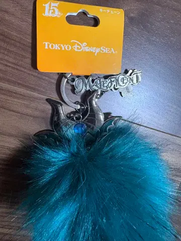 디즈니씨 15주년 마레피센트 퍼 포함 키체인