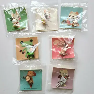 어디든지 함께 지퍼 마스코트 참 7개 세트 레어