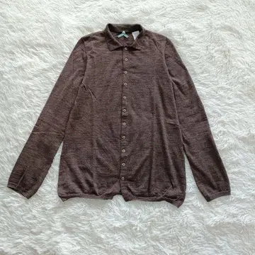 45R 45rpm 카라 부착 하이 게이지 울 가디건 촉감 발군 긴팔