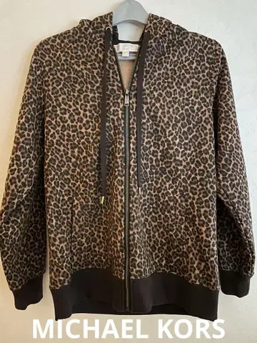 MICHAEL KORS 마이클코어스 MK 레오파드 무늬 후드 맨투맨