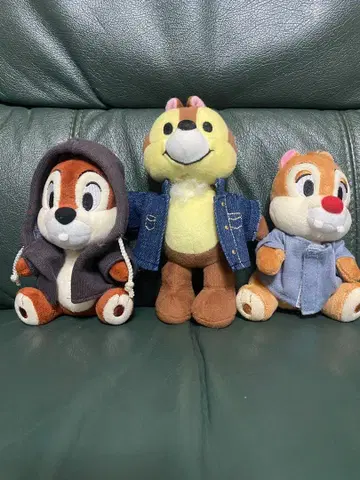 Disney nuiMOs 와 TDR 칩과 데일 봉제 인형 마스코트 모음