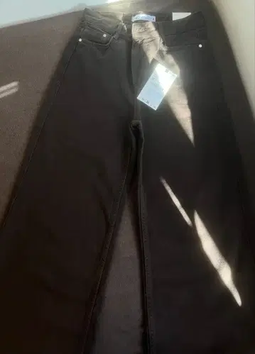 ZARA 하이라이즈 데님 팬츠 브라운