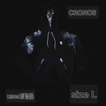 크로노스 CRONOS 타이다이 패턴 후드티 L 사이즈 used 새상품급