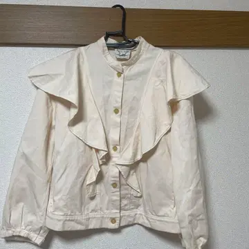 forte_forte 프릴 버튼 자켓