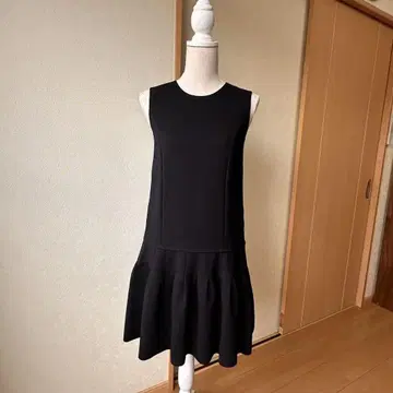 폭시 무릎 기장 원피스 네이비 결혼식 입학식 졸업식 볼레로 포함