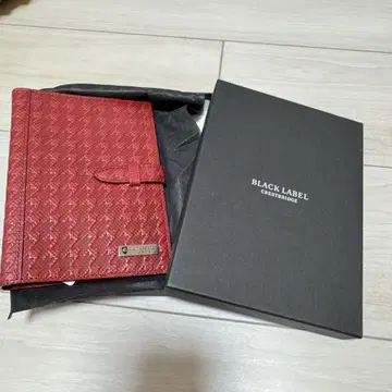 BLACK LABEL 소가죽 여권 케이스 미사용 새상품