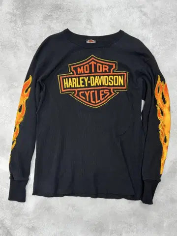 초레어 80s USA Harley-Davidson 써멀 소매 프레임