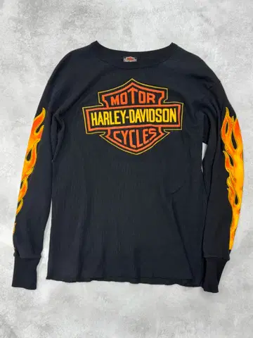 초레어 80s USA Harley-Davidson 써멀 소매 프레임