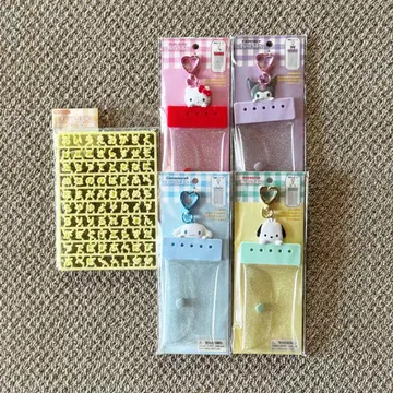 마이파치룬 산리오 클리어 케이스 문자 헬로키티 시나몬 쿠로미