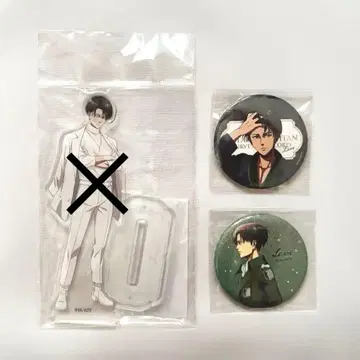 진격의 거인 리바이 캔뱃지 겨울의 발걸음 세트