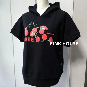 미사용 핑크하우스 x 마이멜로디 후드 부착 반팔 트레이닝복