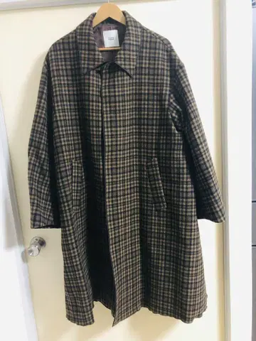 CLANE HOMME 스탠 칼라 오버 사이즈 코트