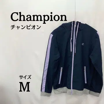Champion 점퍼 자켓 M 사이즈 네이비/라벤더