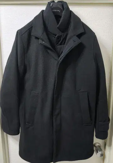 체스터 코트 충전솜 이중 구조