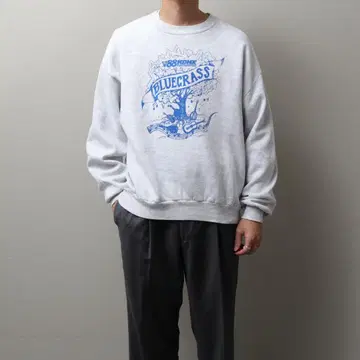 1980's~ MadeinUSA Printed Sweat 미국제