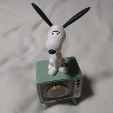 스누피 디오라마 탁상시계 안테나