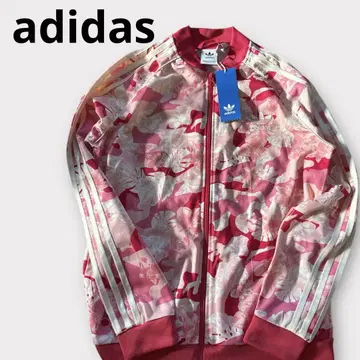 택 포함 새상품 adidas 아디다스 트랙 자켓 꽃무늬