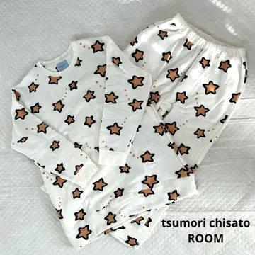 tsumori chisato ROOM 룸웨어 별 패턴 고양이 포켓