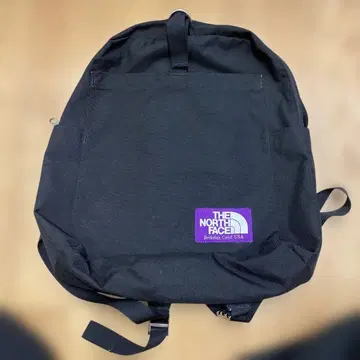 THE NORTH FACE 퍼플 라벨 블랙 백팩