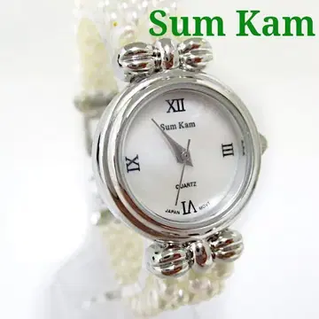 Sum Kam 산칸 펄 블레스 쿼츠 손목시계 새상품급