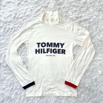 타미힐피거 골프 모크넥 화이트 의류 긴팔