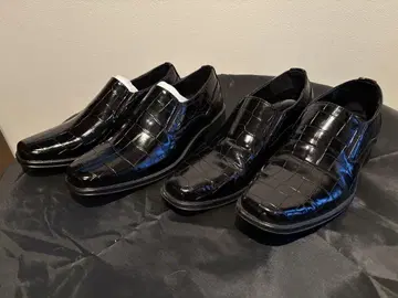 남성용 가죽 신발 비즈니스 슈즈 2족 세트 25.5cm