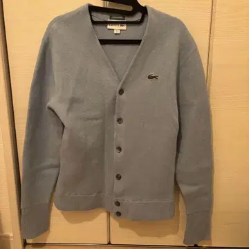 LACOSTE 라이트 블루 가디건